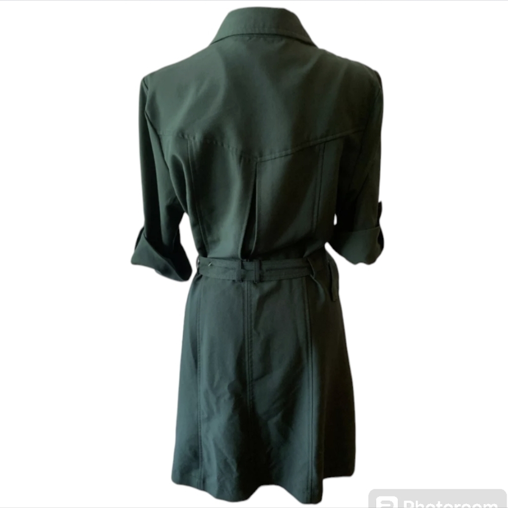 Sharagano Double Breasted Trench Dress LNC - Picture 2 of 13